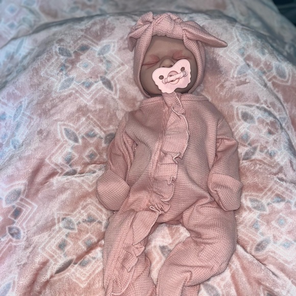 Full body silicone baby anatomically baby GIRL 18” approx 7lbs
